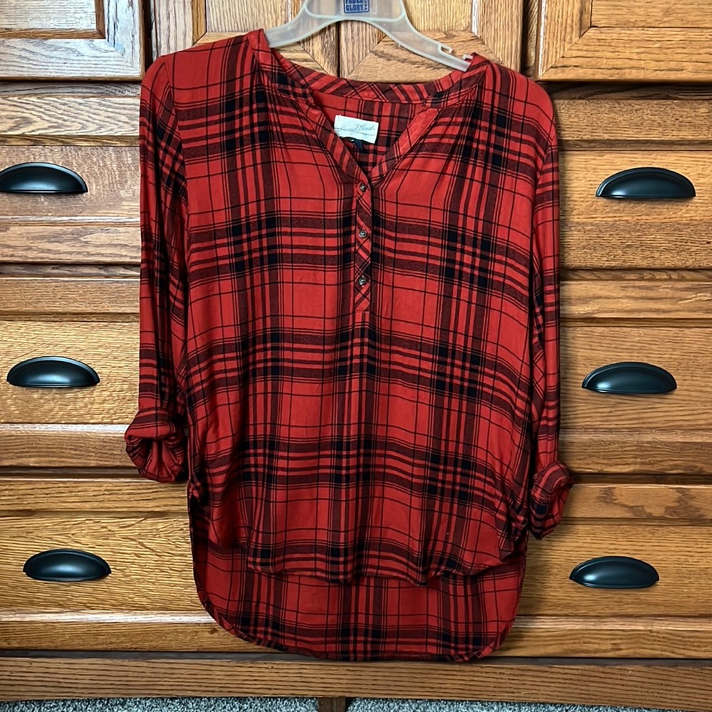 Universal Thread flannel blouse